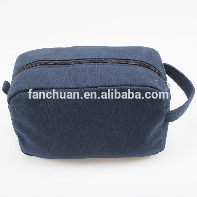 Canvas Cosmetic Makeup Bag Travel Toiletry Bag For Men Organizer Shaving Dopp Kit