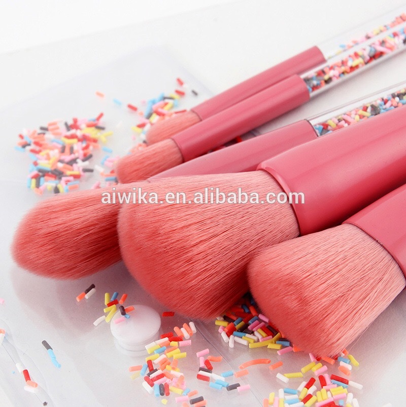 5pcs Candy Makeup Set Professional Make Up Brushes