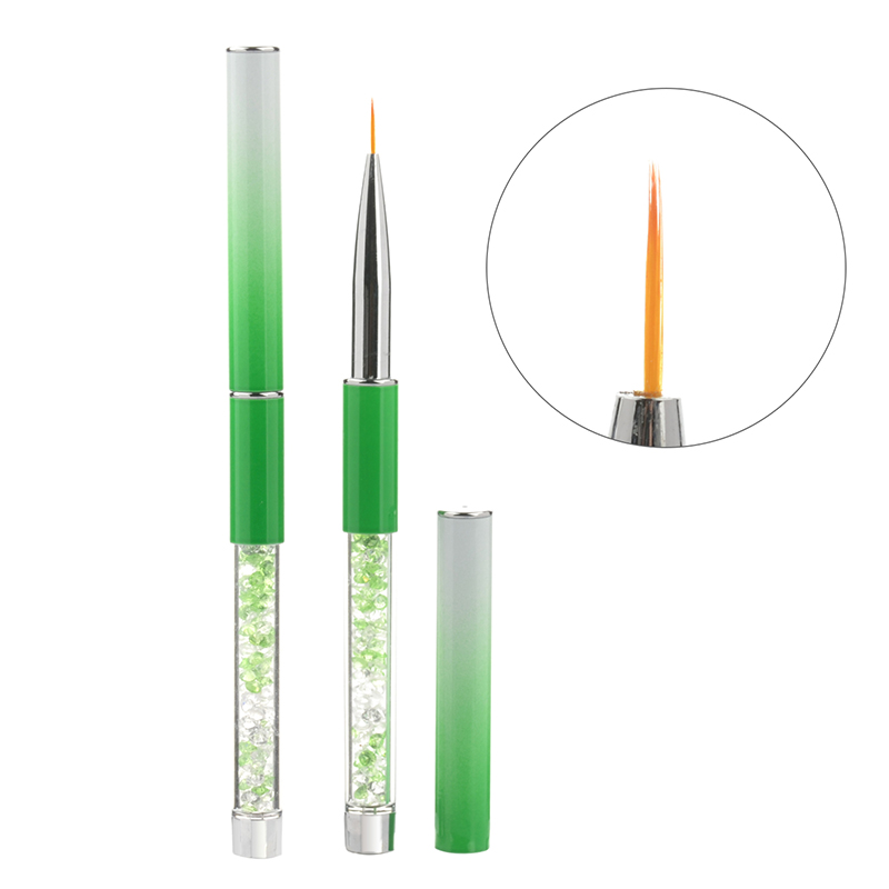 Crystal Kolinsky Art Paint Nail Polish Brushes Set