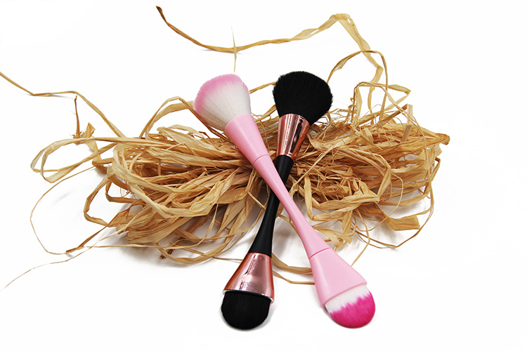 4 in 1 hot sale multifunction professional pink/rose gold makeup brush