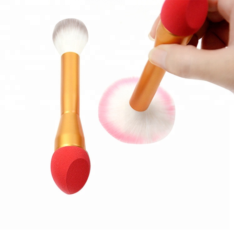 Wholesale Foundation Makeup Brush Dual Powder Brush Double End Powder Foundation Makeup Sponge