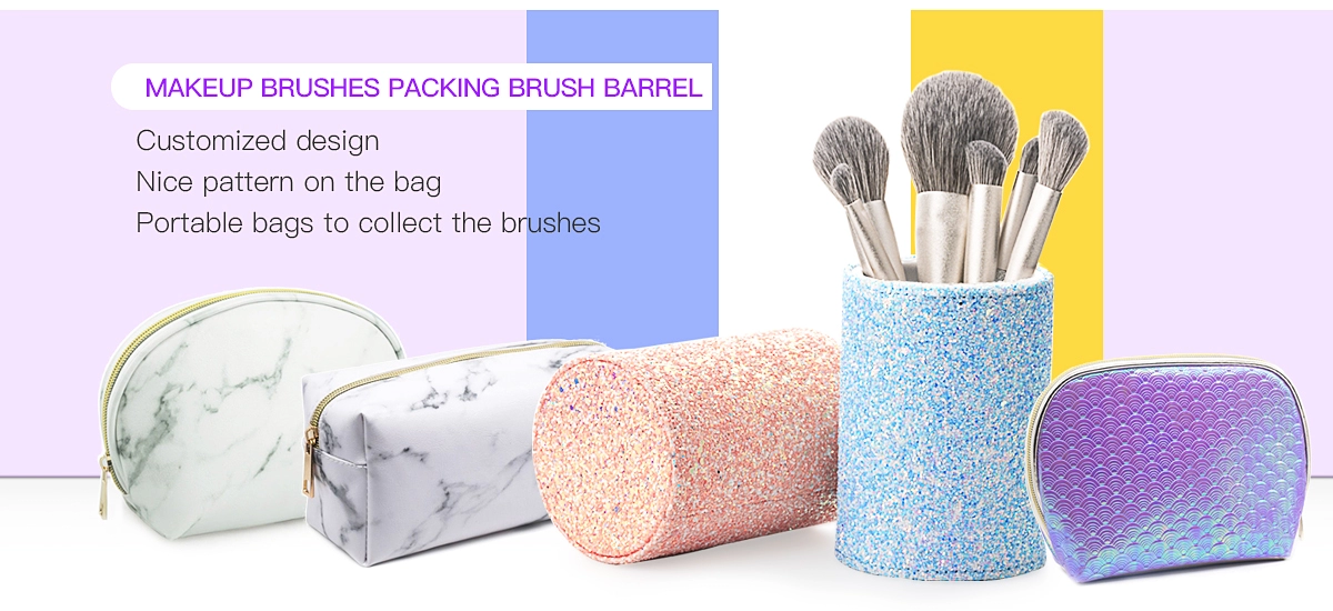 Cosmetic brush manufacturers nylon hair refillable powder brush professional brush make up