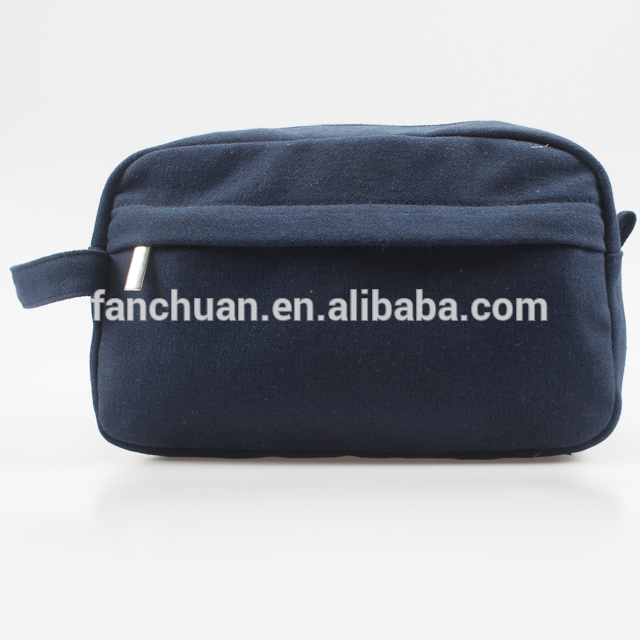 Canvas Cosmetic Makeup Bag Travel Toiletry Bag For Men Organizer Shaving Dopp Kit