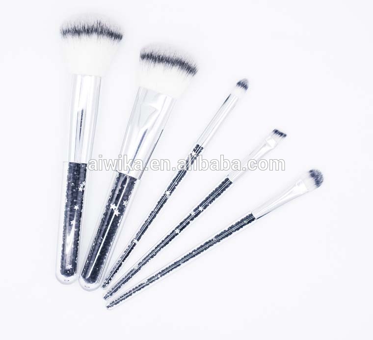 5 pcs Glitter Makeup Brush Brush Set Private Label