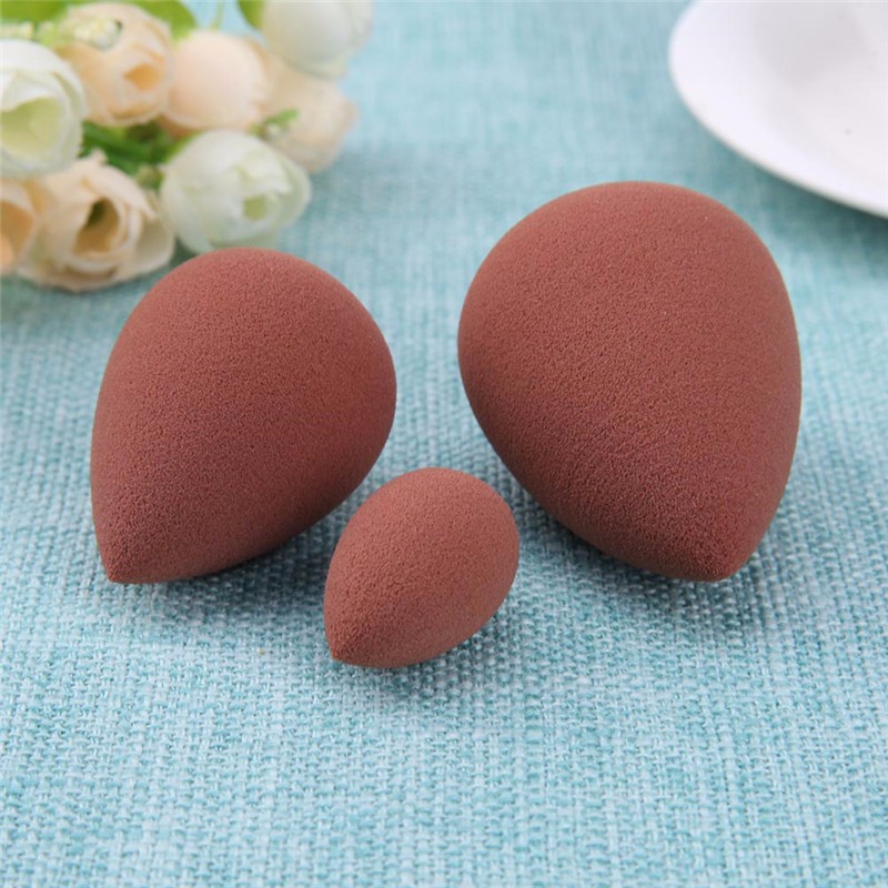 Black Makeup Foundation Sponge Cotton Powder Puff Blender Blending Cosmetic Smooth Beauty Make Up Tool Women Foundation