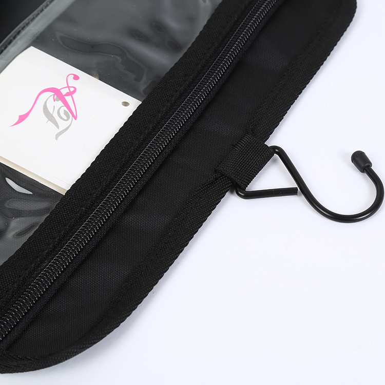 Waterproof Nylon and PVC Cosmetic Bag Makeup Travel Cosmetic Bag