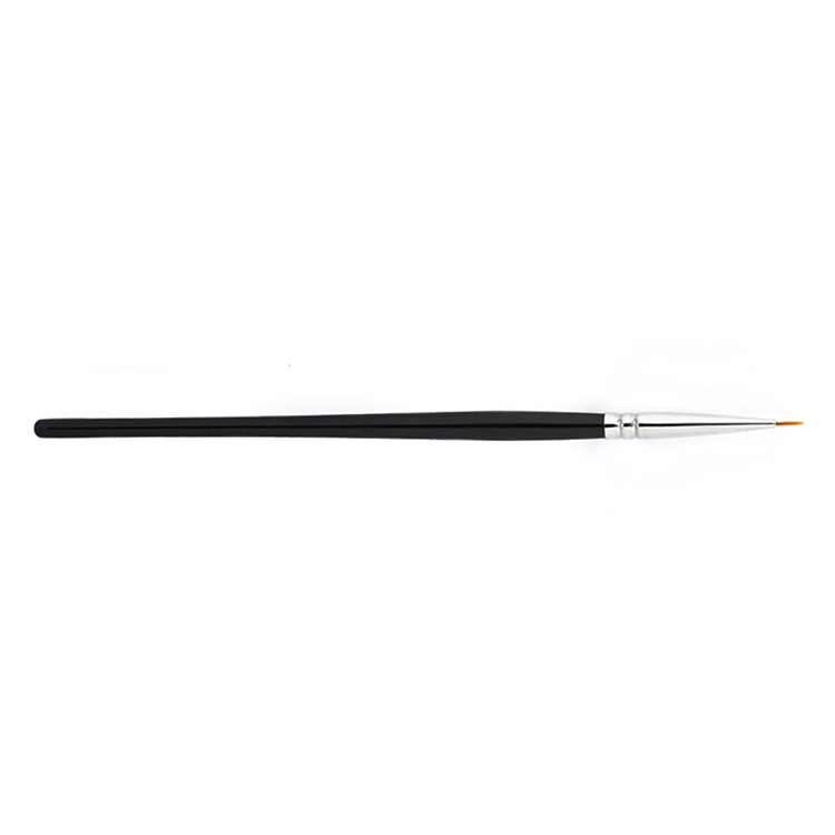Luxury Metal Handle Hand-painted Hook Line Carved Painted Flower Pen Nail Brush