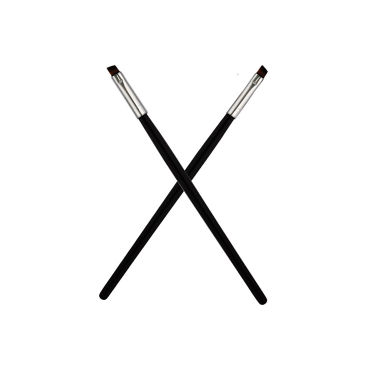 Best custom professional wood handle synthetic hair angled makeup eye brow brush