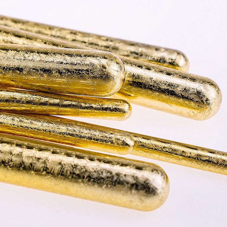 private label gold make up brushes cosmetics set