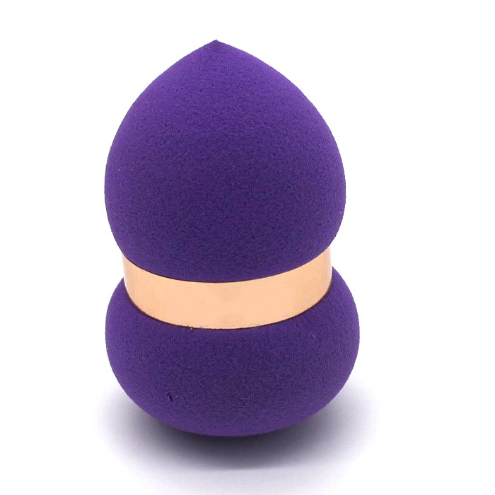 Aluminum Ferrule Gourd Shape Sponge Wholesale beauty sponge cosmetic puff private label magic makeup sponge