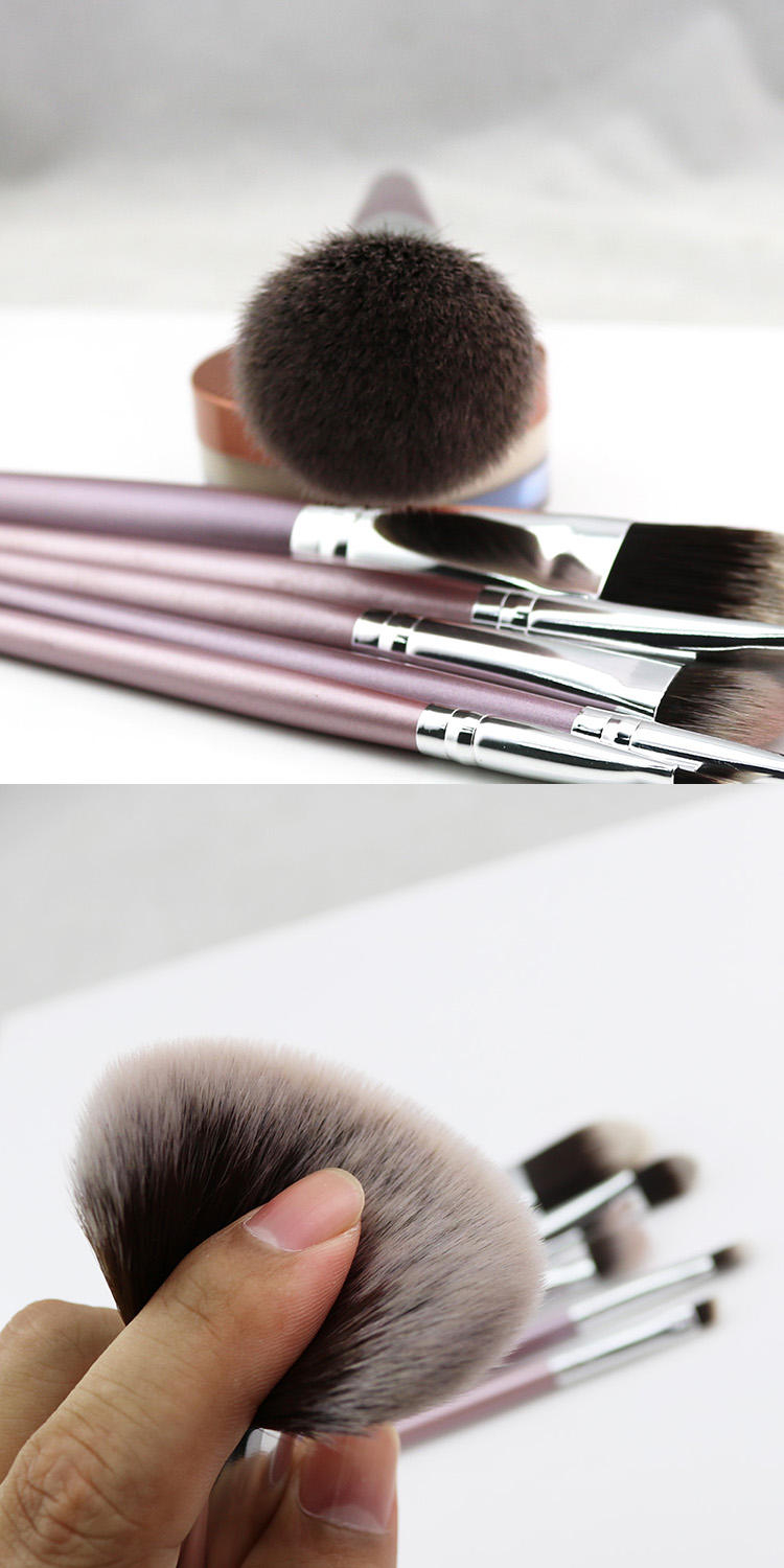 6PCS High Quality Kabuki Makeup Brushes OEM factory wholesale Cosmetic Make Up Brushes Set
