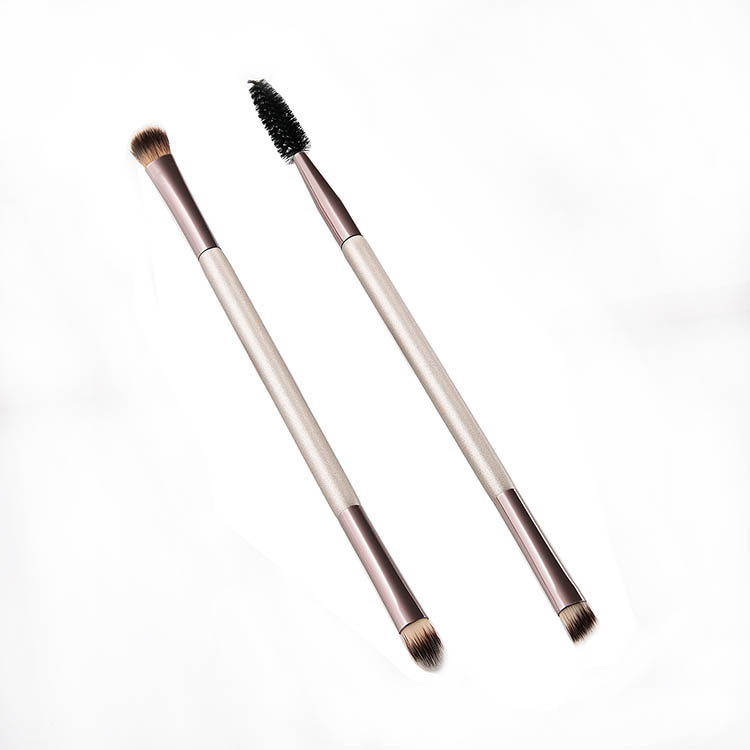 Champagne Gold Shiny Handle Eye Makeup Brushes Women Beauty Tools from China Supplier