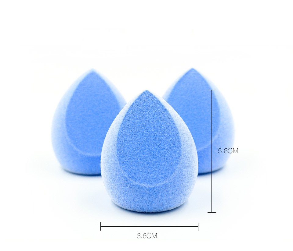 latex-free microfiber makeup sponge wet or dry usage
