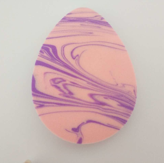 Newest double side silicone sponge latex free makeup sponge facial blending sponge
