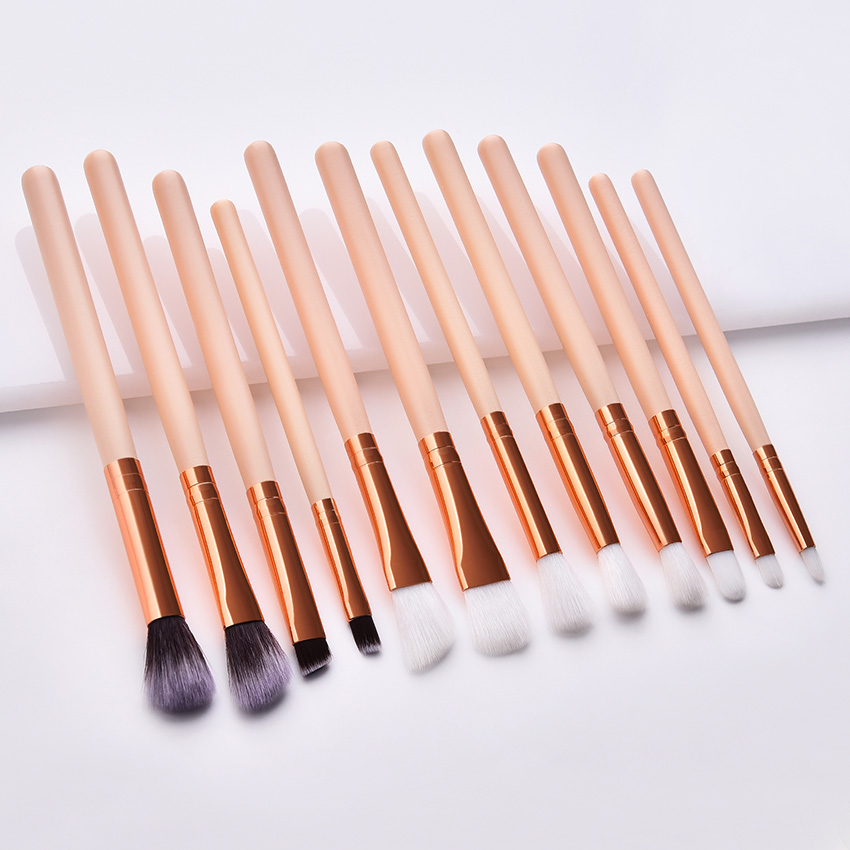 12 PCS/SET No Logo Make Up Brush Eye Brushes Makeup Professional