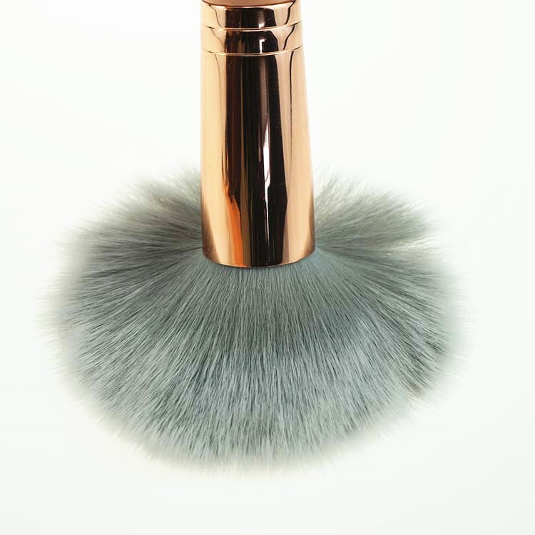 High Quality 8pcs Rose Golden New Flat Premium Makeup Brush Set With Bag