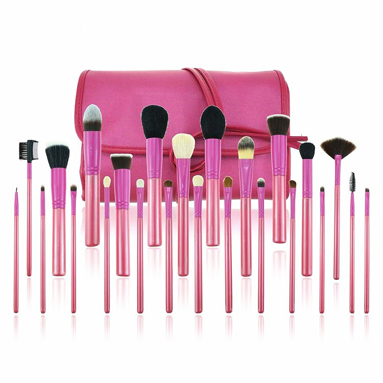 24 Piece Makeup Organic Brushes Professional Synthetic Makeup Brushes Set