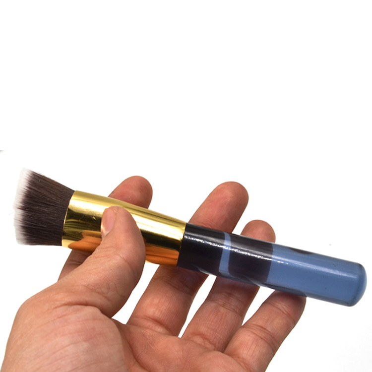 High End Professional Acrylic Flat Foundation Makeup Brush Vegan Foundation Brush For Cosmetic