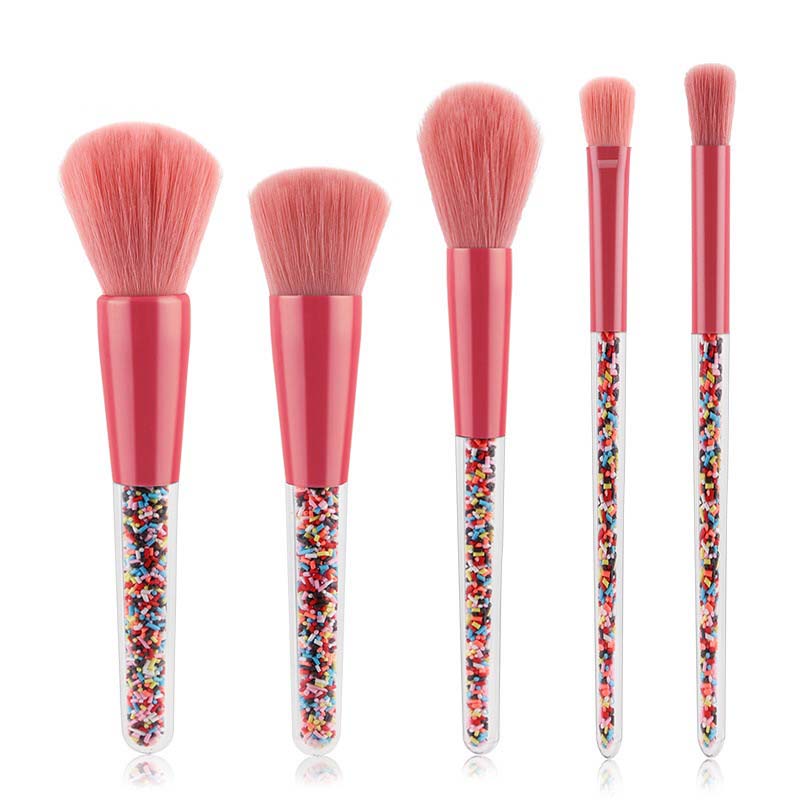 5Pcs Cosmetic Brush Custom Logo Makeup Brush New Makeup Brush Set