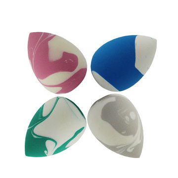 multi-color makeup sponge blender foundation essence marble beauty Flawless makeup sponge