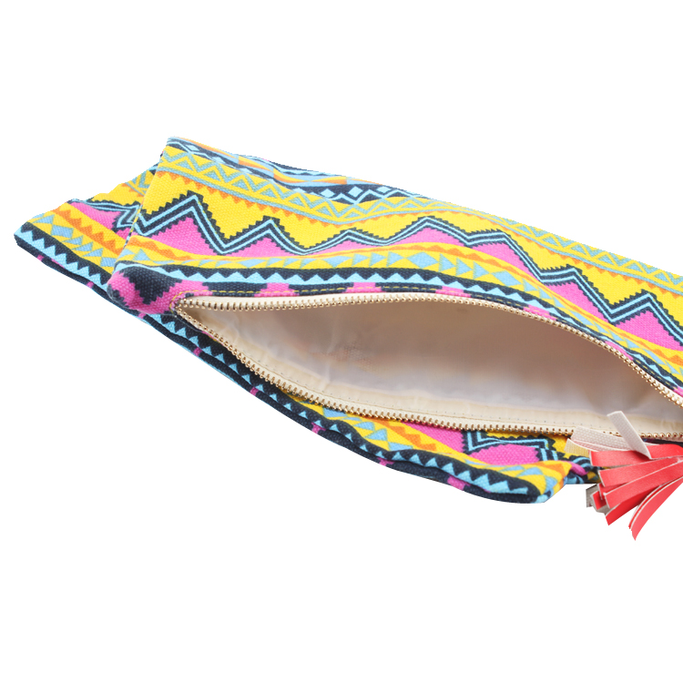 Colorful Canvas Clutch Handbag Foldable Envelope Clutch Bag