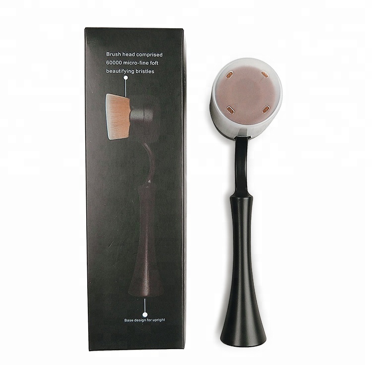 New Tooth Shape Standing Foundation Makeup Brush With Brush Guard