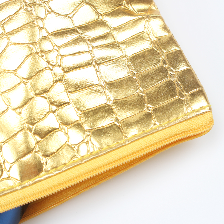 Golden PU Foldable Lady Hand Bag Wedding and Party Hand Bag Women Multifunctional Hand Bag Women