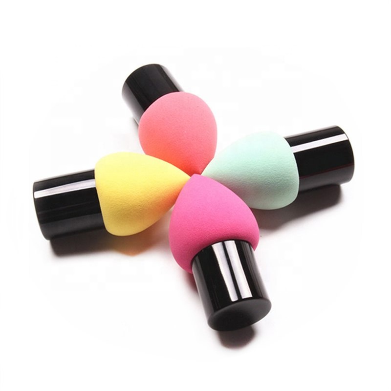 Metal Base Foundation Sponge Non-latex Sponge Kabuki Brush