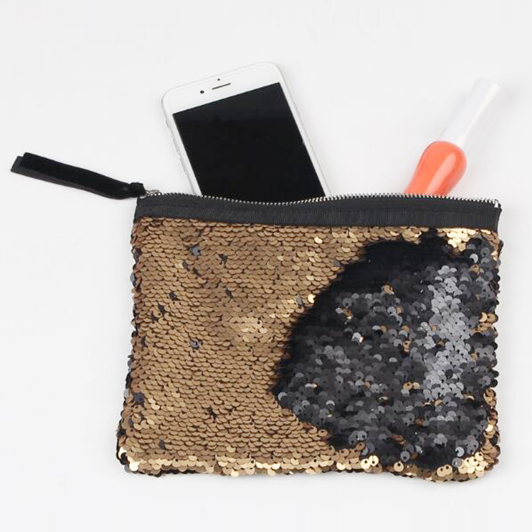Fashion Evening Bag Reversible Sequins Clutch Bag