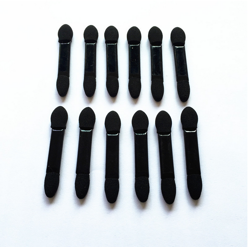 Double-side Eyeshadow Sponges Black Disposable Eyeshadow Setting Beauty Product Applicator
