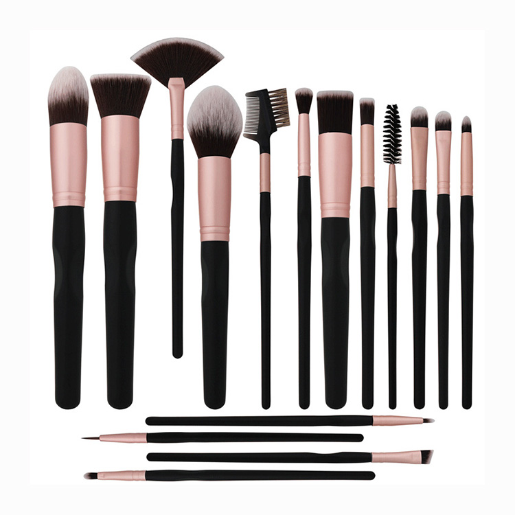 kabuki calligraphy morphe cosmetics set professional private label 16PCS cosmetic makeup brushes