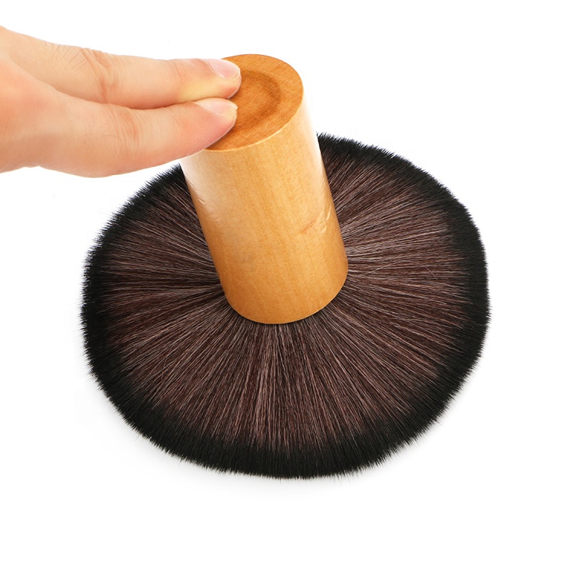 Eco-Friendly Renewables Mini Bamboo Kabuki Powder Brush For Makeup