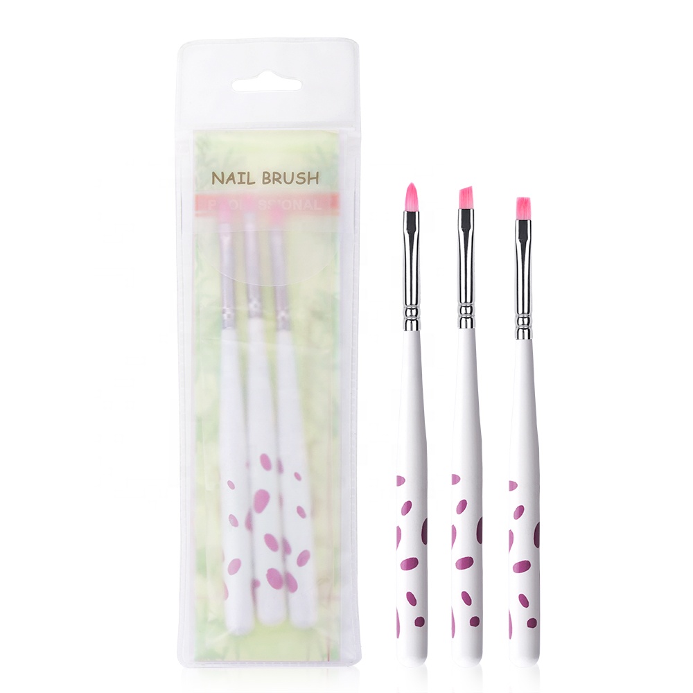 Long-handled Nylon Hair Art Nail Brush Acrylic Brush For Nail