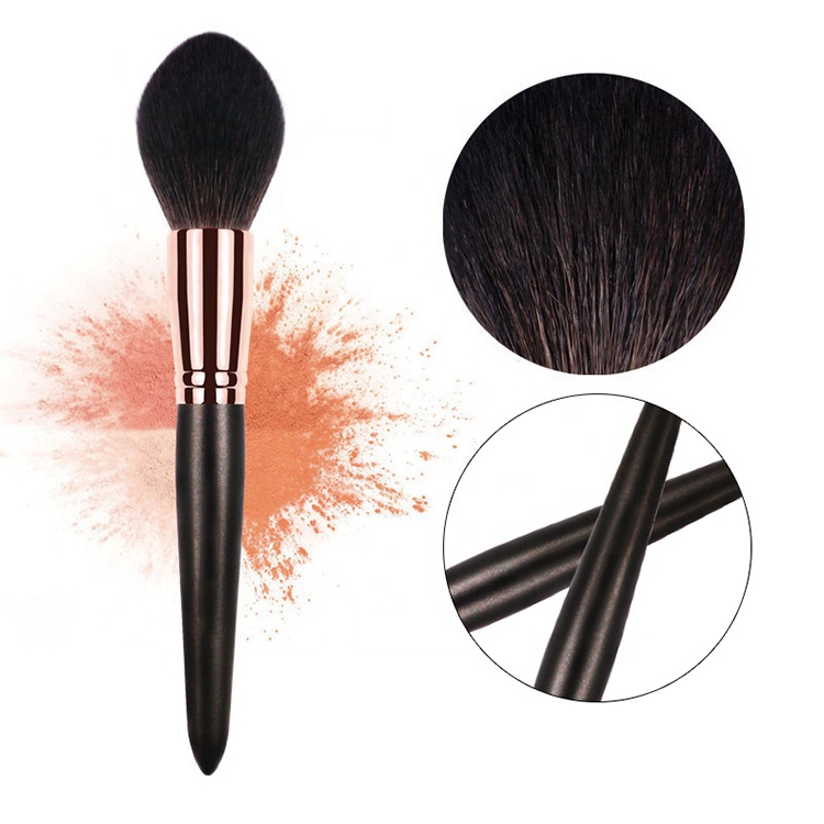 Hot Sale Portable Make Up Loose Powder Brush Goat Hair Makeup Powder Brush