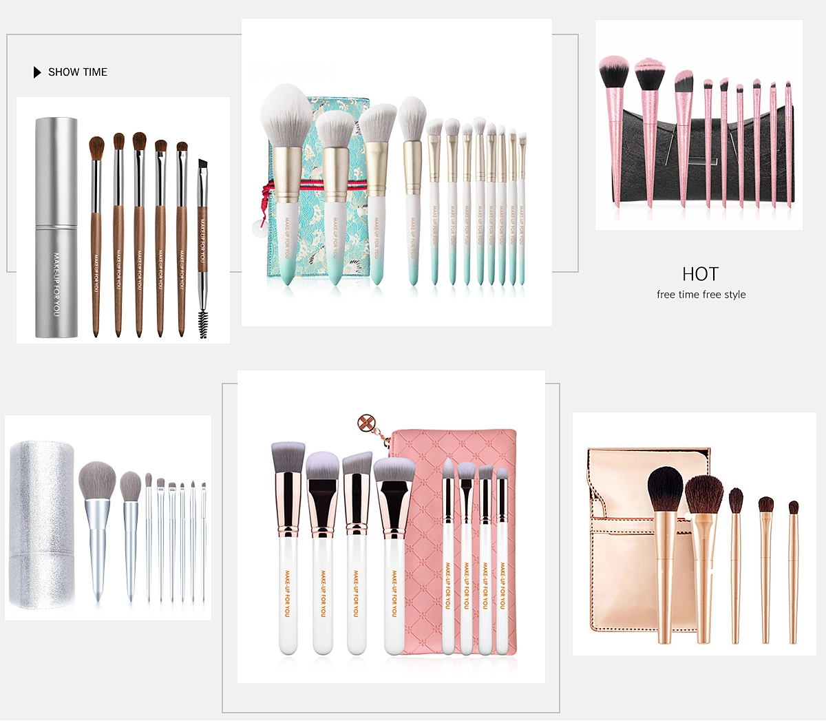 customized label brush colorful kabuki brushrs professional cosmetich make up brush set Supplier