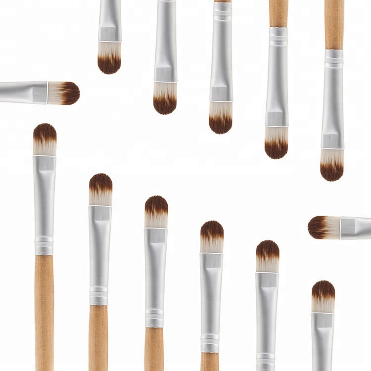 Eco-friendly Bamboo Cruelty-Free Synthetic Basic Makeup Eyeshadow Concealer Brush