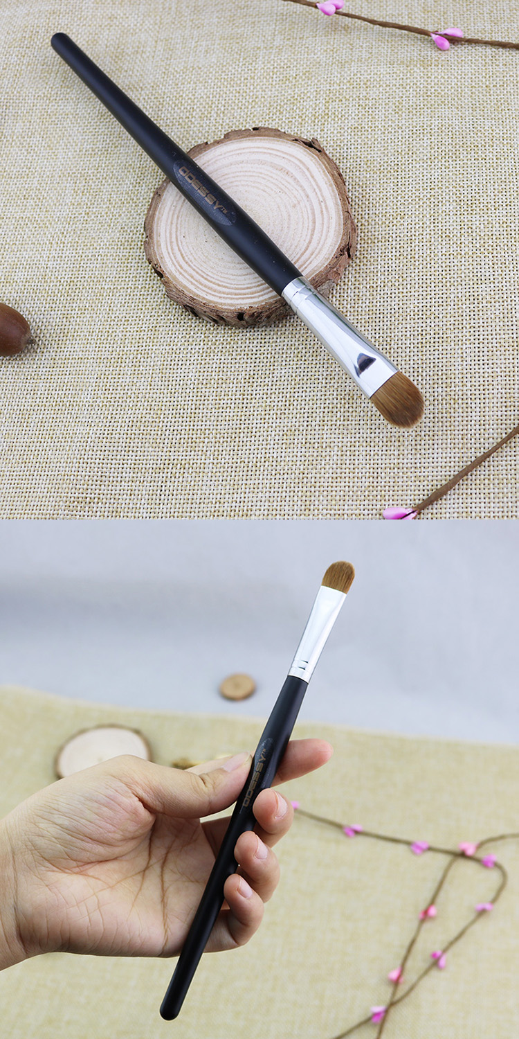 Big Single Natural Animal Hair Eye Shadow Makeup Brush Factory Custom High Quality