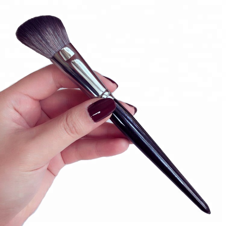 Cosmetics makeup angular blush brush with nylon hair