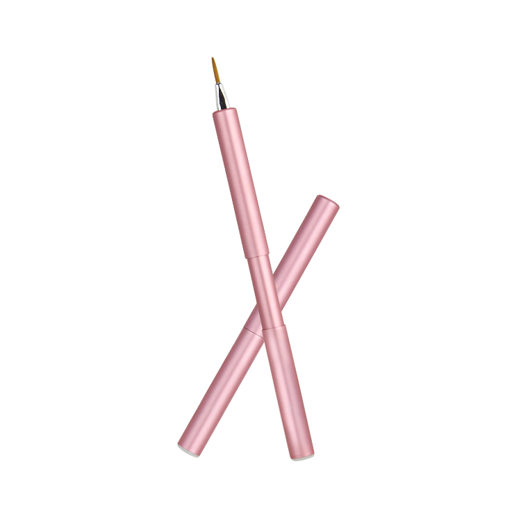 Fashion retractable fine eyeliner brush with premium quality synthetic