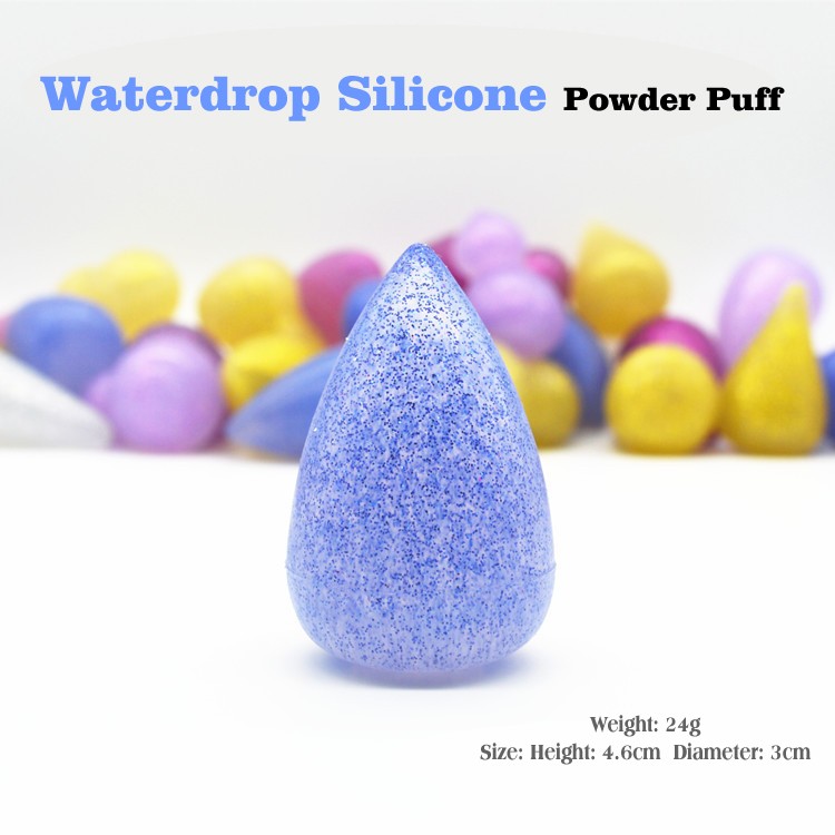 Color Mixing Shining sponge Non-stick powder Refinement Make up look Mini Silicone Sponge cosmetic