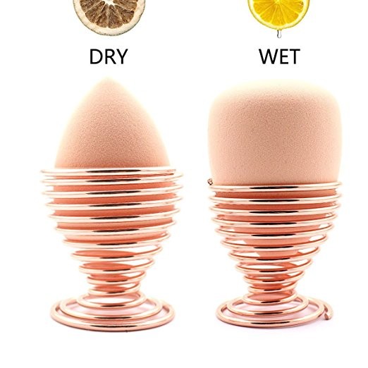 2019 the Softest Latex Free Makeup Sponge Blender Holder Beauty Sponge Mental Drying Holder