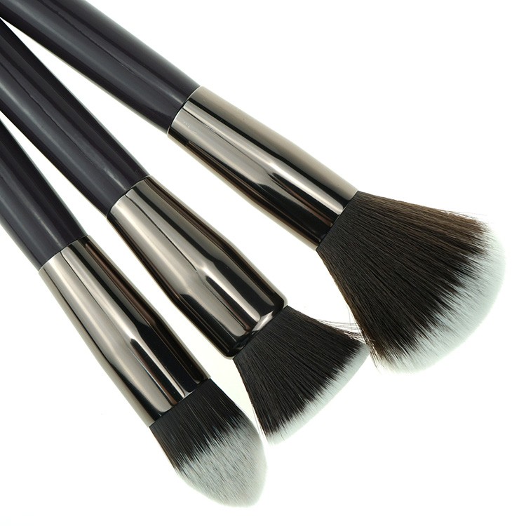 private label free samples make up powder brush cosmetics brushes makeup set with pouch bag