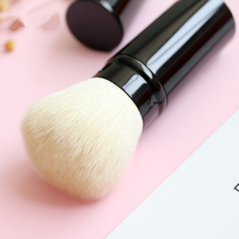 Flat Top powder brush Retractable Kabuki Brush Flat Makeup Brush Vegan wholesale brushes