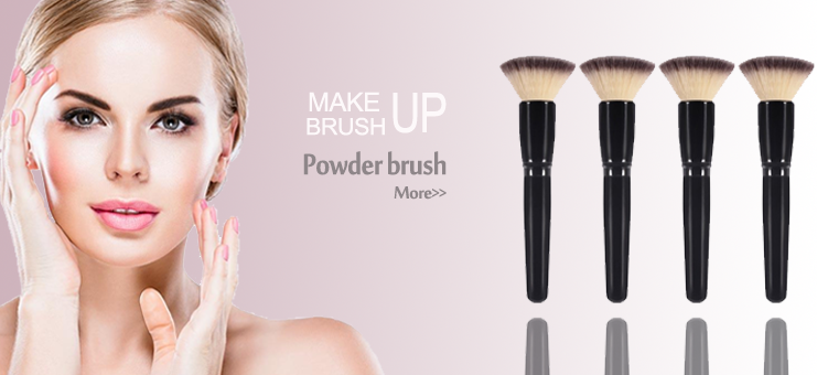 Synthetic Foundation Brush Kabuki Fluffy Buffer Brush Flat Contour Brush