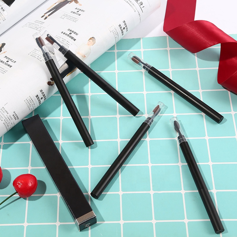 Cap Tooth Shape Eyeliner Brush Tool Cosmetic For Gift Box Makeup Brush