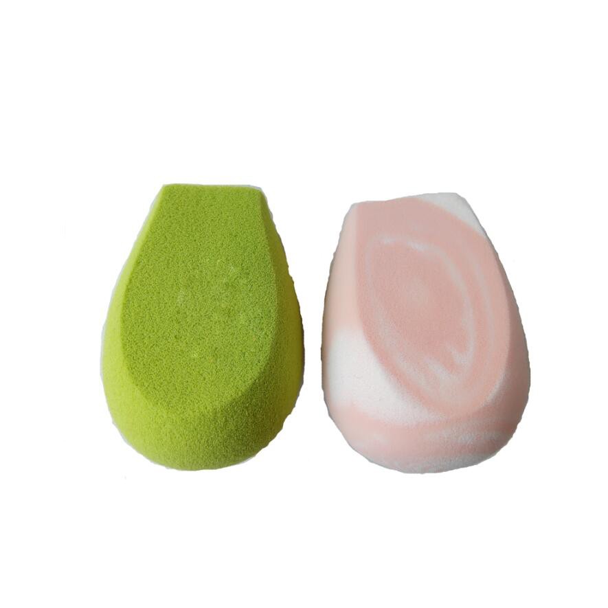 waterdrop shape latex free makeup sponge cosmetic maeble pattern sponge