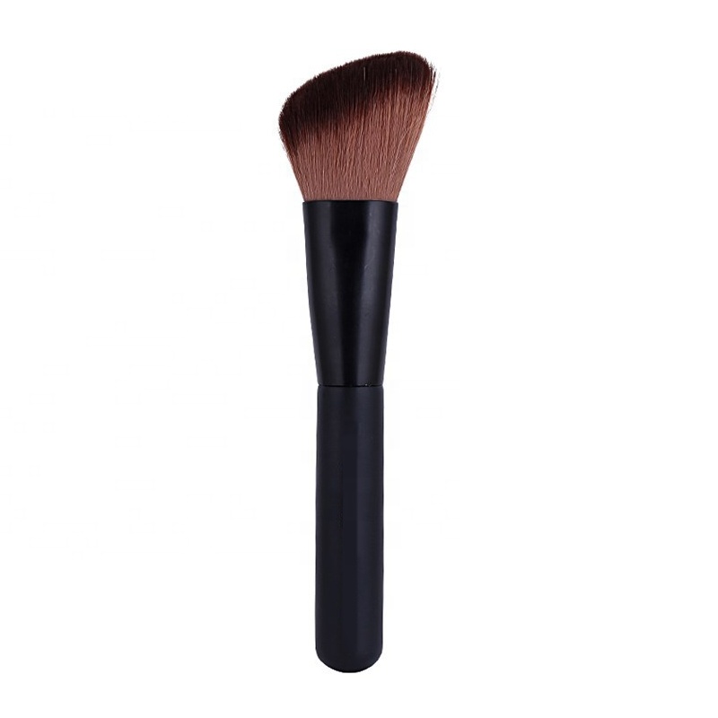 Free Sample Online Selling Synthetic Blush Brush Matte Black Blush Makeup Brush