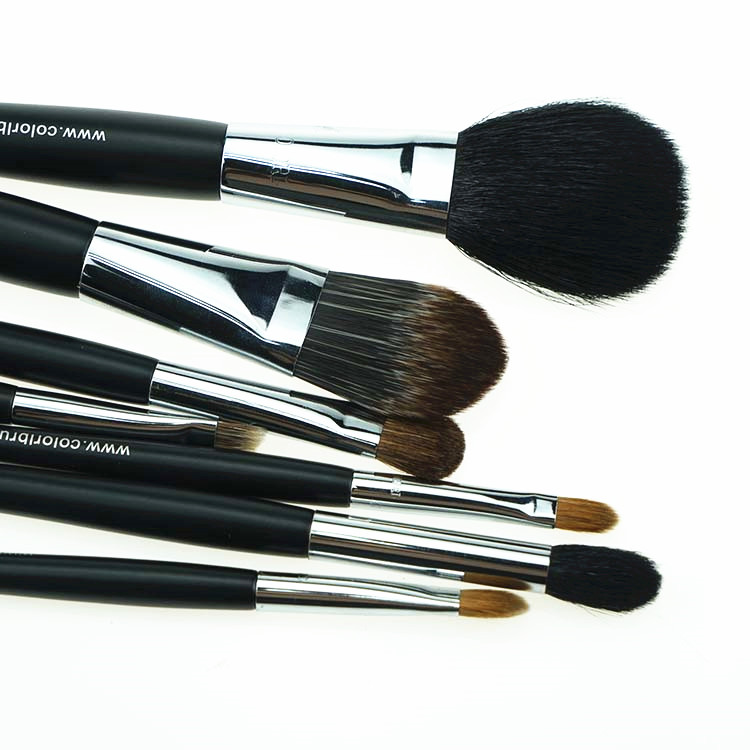 8PCS Detail Smokey Eye Brush Set Eyeshadow Brush Personalized Makeup Brushes With Zipper bag