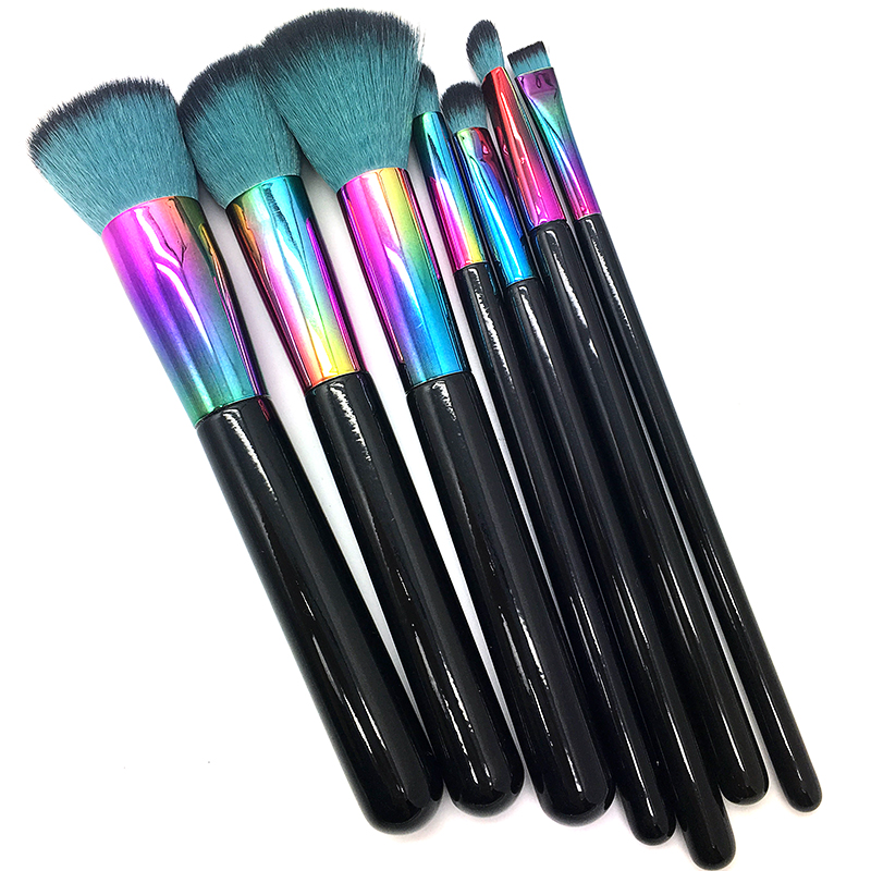 Professional 7pcs Make up Set Eyeshdow Blusher Concealer Lip Eyebrow Makeup Brush