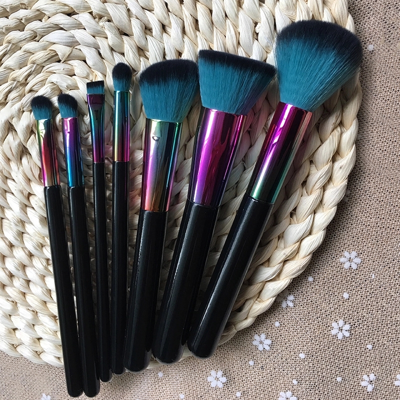 Professional 7pcs Make up Set Eyeshdow Blusher Concealer Lip Eyebrow Makeup Brush